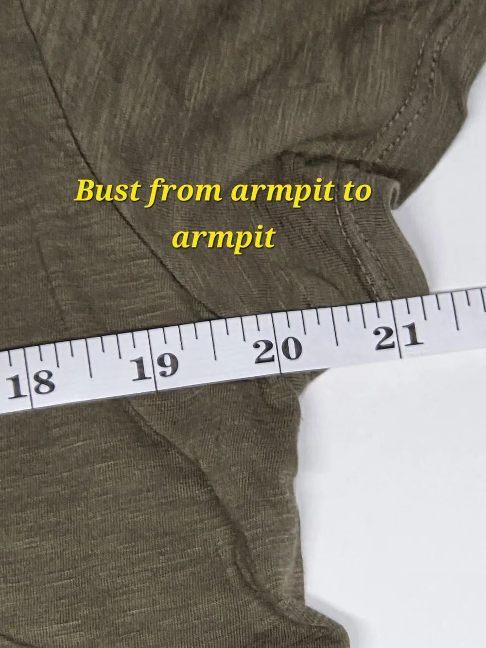 LAmade Everyday V-Neck Short-Sleeve Tee - Olive Green - Picture 7 of 9